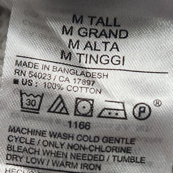 Old Navy Cable Knit Sweater Men's M Tall White Navy Striped V-Neck Preppy Tennis - Picture 6 of 6